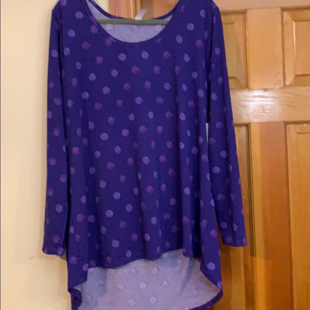 NWT Lularoe polka dot Lynnae